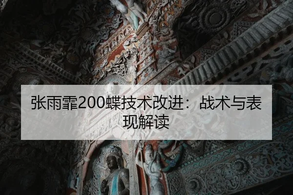张雨霏200蝶技术改进：战术与表现解读